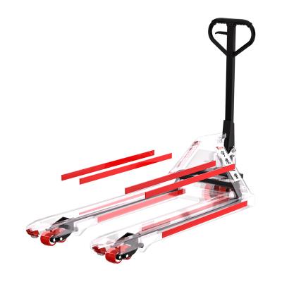 China Material Handing Equipment Hot Sale Hydraulic Manual Pallet Jack 3 Ton Hand Pallet Truck Forklift PU Wheel Hand Pallet for sale