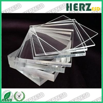 China Hoja de acrílico ESD PMMA Hoja de acrílico fundido transparente 1220x2440mm en venta