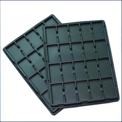 China ESD Zwarte Plastic Blister Tray Verpakking Voor PCB Te koop