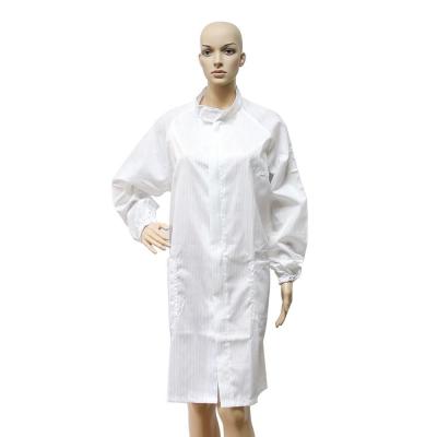 China Antistatische Reinraum-Arbeitsbekleidung Smock-Jumpsuit-Uniform-Arbeitsbekleidung Labcoat-Schutzbekleidung zu verkaufen