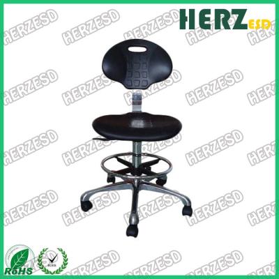 China Top Sponsor Listing Adjustable Industrial Office Pu Foam Esd Fabric Chair Stool Anti-Static Lab Chair for sale