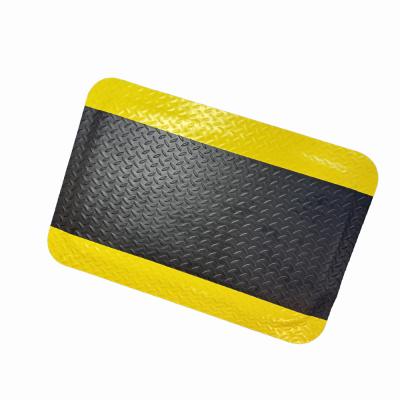 China Industriële diamanten PVC vloermat Te koop