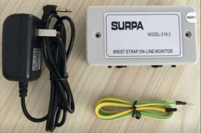 China ESD SURPA 518-2 ESD polsbandtester / antistatische polsband online monitor Te koop