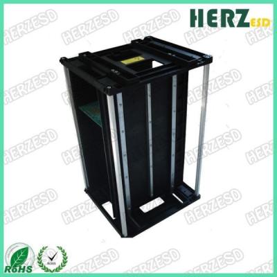 China Durable M Size SMT Magazine Rack 50pcs Storage Slot With Plastic Top / Bottom Base for sale