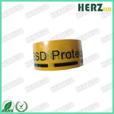 China Schützen Sie Band-Größe Bereich ESD warnende sichere Band-/ESD 50mm * 33M Kerndurchmesser 76mm zu verkaufen