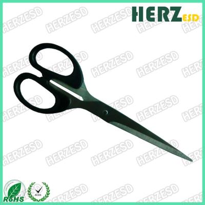 China Los parásitos atmosféricos antis de los materiales de oficina de la longitud el 18cm ESD Scissors voltaje de la fricción menos que 50V en venta