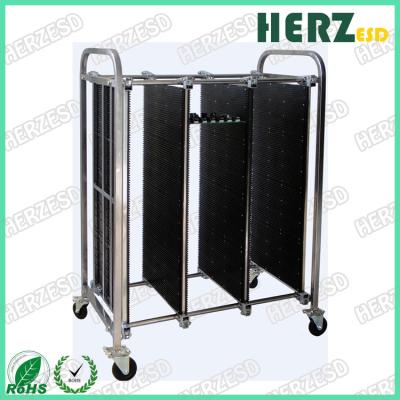 China Four Wheels Design ESD Storage Racks Circulation Cart Frame Size 1100 × 620 × 1300mm for sale