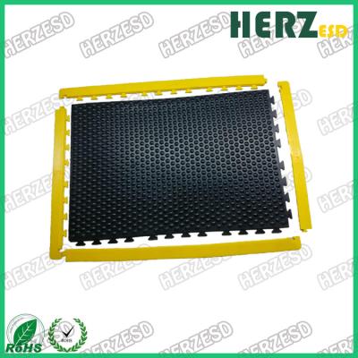 China 12mm Dikteesd Rubbermat/Antistatische Antimoeheidsmatten Aangepaste Grootte Te koop