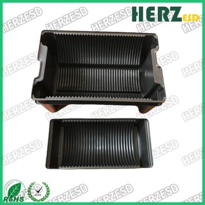 China Black Color ESD Storage Racks / SMT Reel Storage Rack Surface Resistance 10e4-10e9 Ohms for sale