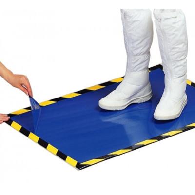 China PET Film Cleanroom klebriger Mat Disposable Adhesive Shoes zu verkaufen