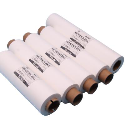 China Cleanroom Plastic Core Woodpulp 56gsm Nonwoven SMT Stencil Wiper Rolls for sale