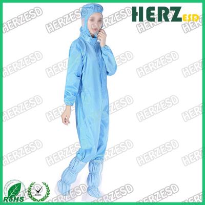 China Sicheres Polyester-Antihaltearbeit-Kleidung Esd-Kleidungs-Uniform-Overall zu verkaufen