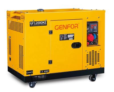 China 10KW 12KW Substitute Generator Sets Generator Key Start Silent Silent Diesel Brush GF12000KE for sale