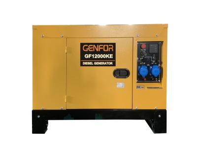 China 10KVA 12KVA Substitute Gensets Generator Key Start Generator Silent Silent Diesel Brush GF12000KE for sale