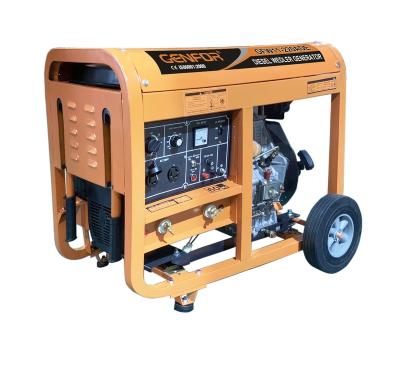 China High quality 9KVA 250A welding current design 250A 9KW generator diesel welding plant GFW11-250ADE good for sale