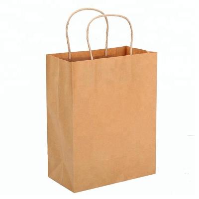 China Simple Design Recyclable Hot Selling Cheap Brown Craft Paper Bag for sale