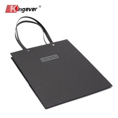 China Recyclable Custom Logo Clothes Handle Shopping Paper Bag for sale