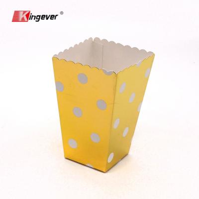 China Recyclable Food Grade Paper Box Popcorn Paper Box for sale