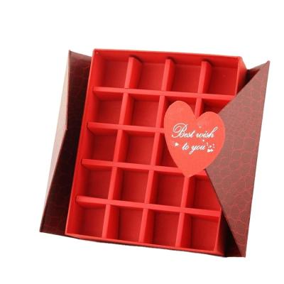 China Recyclable High Quality Transparent Customer Chocolate Gift Packaging Paper Box for sale