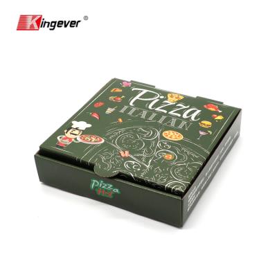 China Recyclable Custom Cardboard Pizza Box Pizza Cardboard Reusable Paper Box for sale