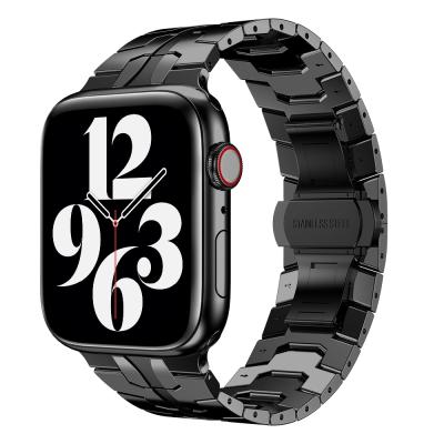 China Watch Bands Strap Stainless Steel For Apple Iwatch 7/6/5/4/3/2/1 Iron Man Stainless Steel Watch Bands Bracelet for sale