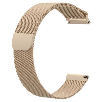 China Stainless Steel Stainless Steel Metal Loop Milanese Watch Bands For Fitbit Versa for sale