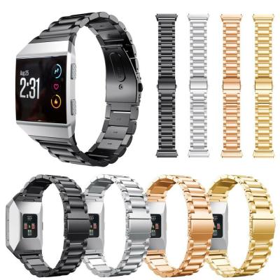 China Replacement Stainless Steel Metal Link Band For Fitbit Ionic Safe Strap for sale