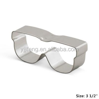 China Factory Direct Stocked High Quality Custom Stainless Steel Sunglasses Cookie Cutter for sale