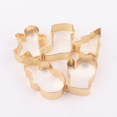 China Factory Directly Material Disposable Kids Food Stainless Steel Christmas Cookie Cutter Set for sale