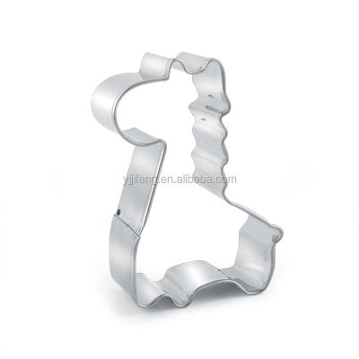 China Factory Direct Stocked High Quality Custom Made Stainless Steel Giraffe Cookie Cutter for sale