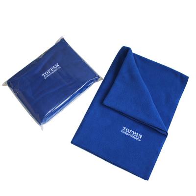 China Good Quality Custom Made Blue Throw PORTABLE Hot Selling Fleece Fleece Blanket for sale