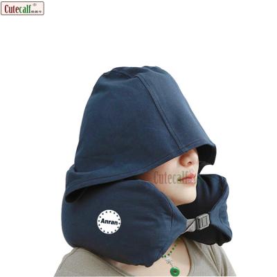 China Single Hot Selling Portable Neck Pillow Food Grade Particle Foam Foam Travel Neck Pillow for sale