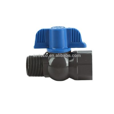 China General PVC M/F System High Quality Male Female Connector Plastic Irrigation Ball Valve for sale