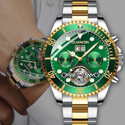 China Day/Date Luminous Waterproof Business Wristwatches Mens Mechanical Watch for sale