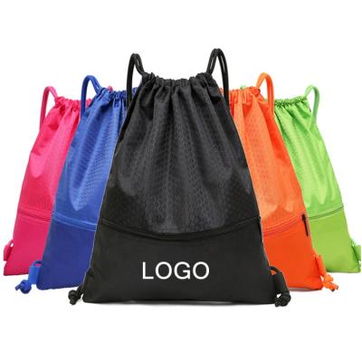 China Quality 420D Free Sample Drawstring Bag Eco-friendly Super Nylon Waterproof Custom Drawstring Backpack Small Drawstring Bag for sale