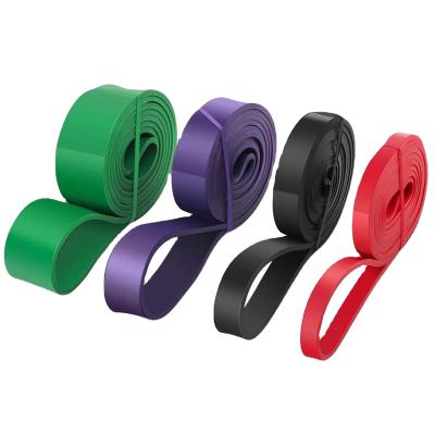 China Factory Direct Natural Private Label Durable 82 Inch Latex Power Exercise Loop Bands Eco-Friendly Latex Resistance Band Set for sale