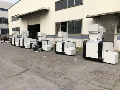 China 450-600kg/hr capaciteits Geluiddichte Elektrische krachtige plastic ontvezelmachine en maalmachine Te koop