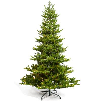 China PE / PVC Classic Led Light Christmas Tree 7.5 Feet Artificial PE PVC Pre-lit Christmas Tree for sale