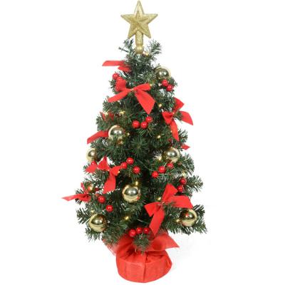 China Decorate Tabletop Tree Wholesale 2 Legs Decorate Tabletop Christmas Tree With Flower Led Spinning Christmas Trees for sale