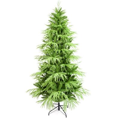 China Real Material Hot Sale Shaped Light Christmas Supplies Green Christmas Tree for sale