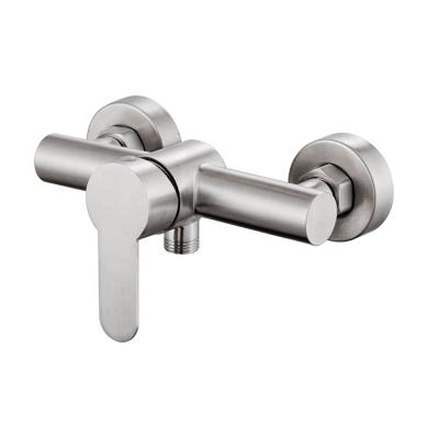 China Without Slide Bar Cheap Two Way Single Handle Zinc Tub Faucet Wall Mounted Bathroom for sale