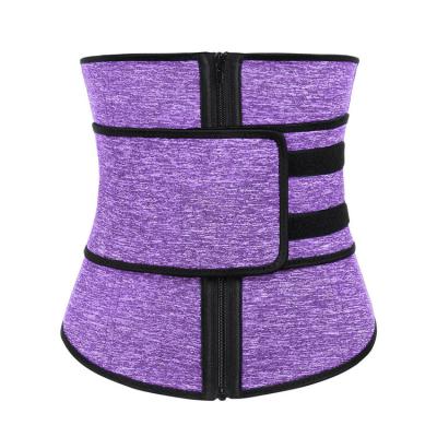 China Viable EW Waist Trainer Fitness Trimmer Corsets Belt Slimming Body Shaper For Weight Loss Sauna Sweat Belt Workout Fajas Burner Fat for sale