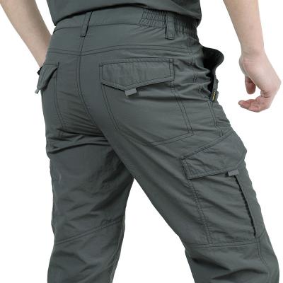 China Cargo Pants 2021 Summer Lightweight Tactical Casual Army Men's Long Trousers Waterproof Quick Dry Cargo Pants Men's Military Male Pants for sale