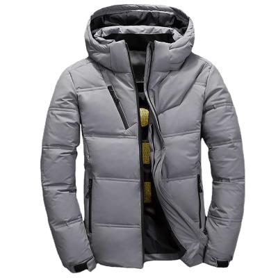 China Winter Duck Parka Male Men White Winter Coat Jacket Men Casual Warm Viable Autumn Stand Collar Puffer Thick Down Jacket With Hood for sale