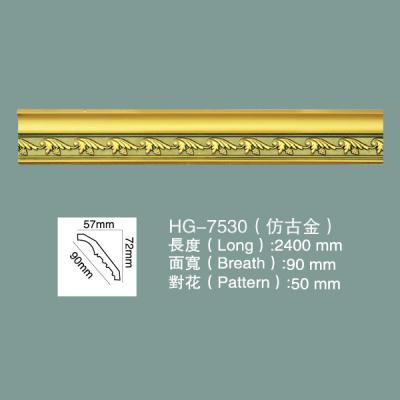 China Fundição de tecto em PU Cornice de tecto HG-7530 à venda