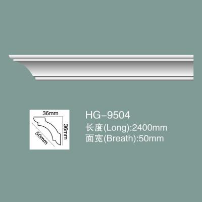 China Wholesale Ceiling Crown Molding Polyurethane Cornice Moulding HG-9504 for sale