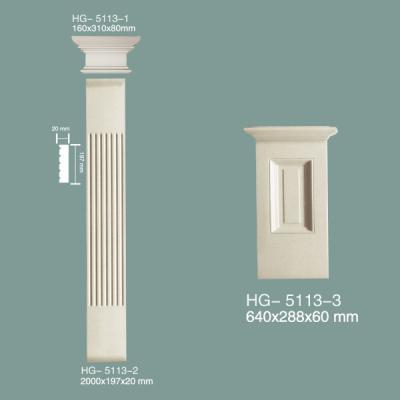 China PU Pillar PU Roman Column Polyurethane Roman Column Moulding HG-5113 for sale