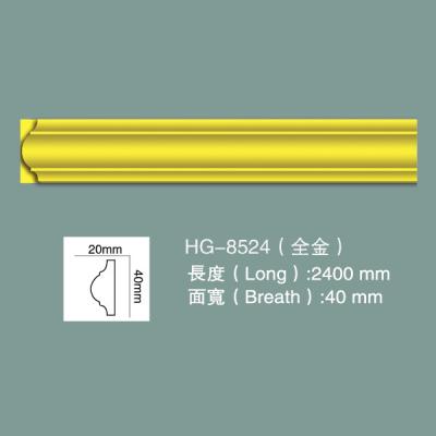 China Polyurethane Crown Molding Ceiling Cornice HG-8524 à venda