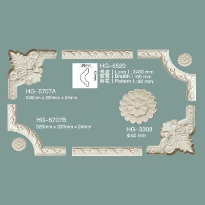 Cina Moulding angolo decorativo Pu angolo elegante e corniciHG-5707 in vendita