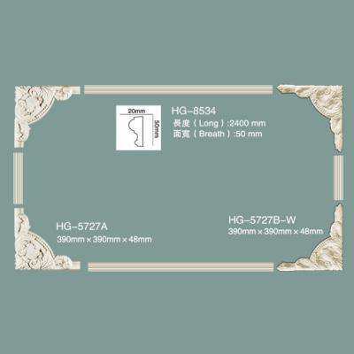 China Decorative PU Wall Moulding HG-5727 for sale